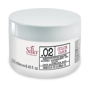 SILKY COLOR CARE .02 RESTITUTIVE MASK atkuriamoji kaukė sausiems ir pažeistiems plaukams