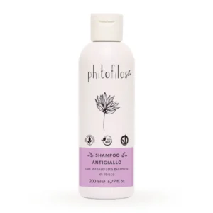 PHITOFILOS natūralus, ekologiškas šampūnas Anti-Yellow naikintantis geltonus atspalvius, 200 ml